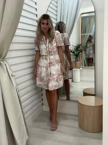 The Anna Dress - Wildlife Floral