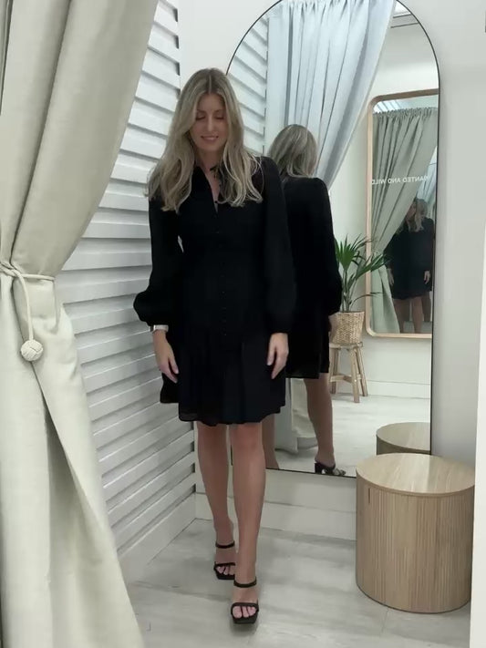 The Verona Dress - Black