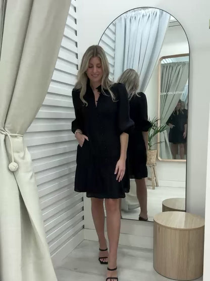 The Verona Dress - Black