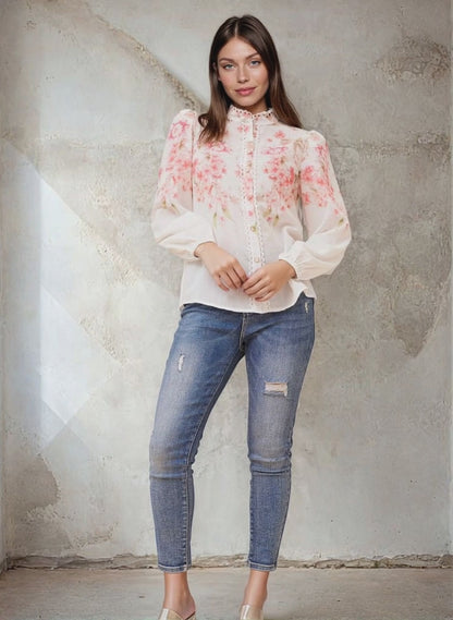 The Evelyn Shirt - Floral