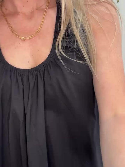 The Delphine Maxi Dress -  Black