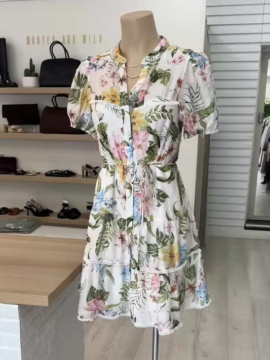 The Anna Dress - Lily Floral