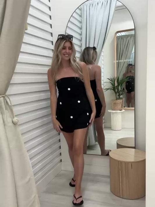 Polka Dot Set - Black and White