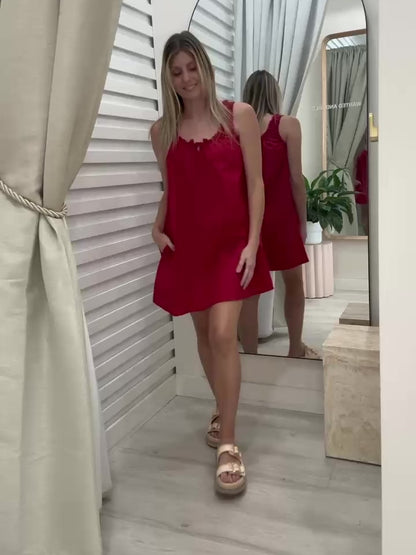 The Beck Dress | Red