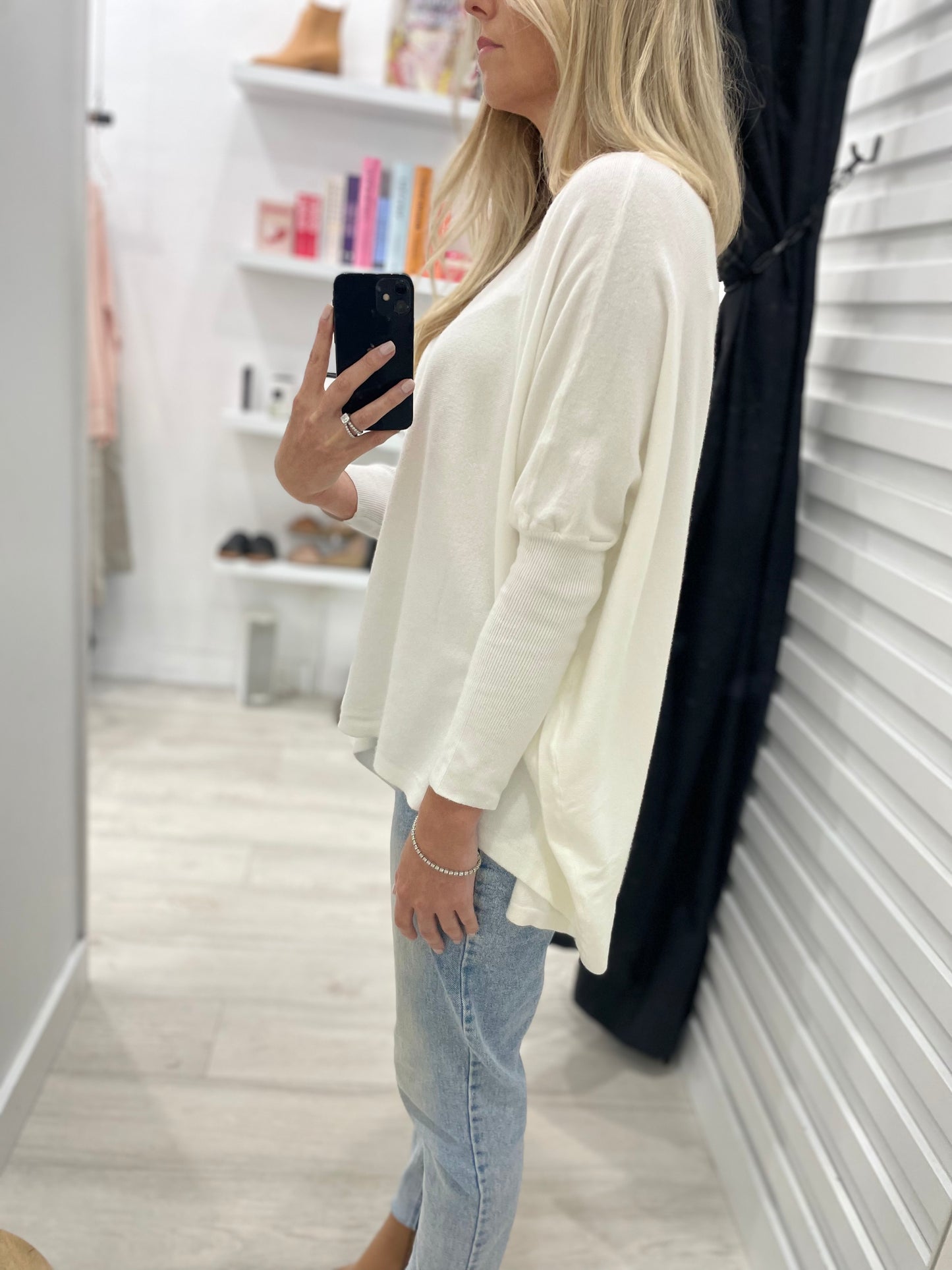 Mia Oversized Knitwear - Winter White