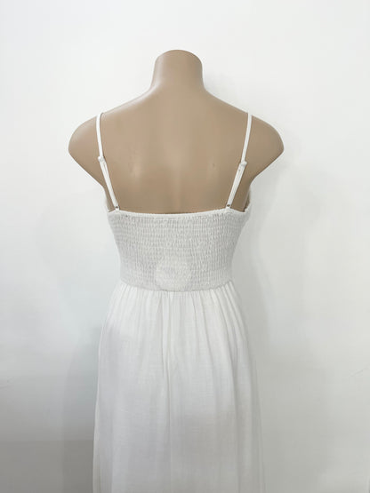 Cora Midi Dress - White