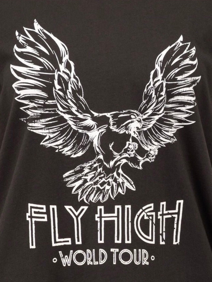 Fly High World Tour Tee - Vintage Black