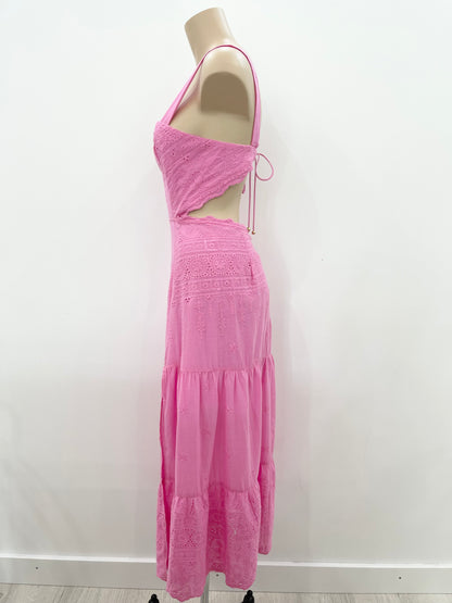 Kat Maxi Dress - Hot Pink