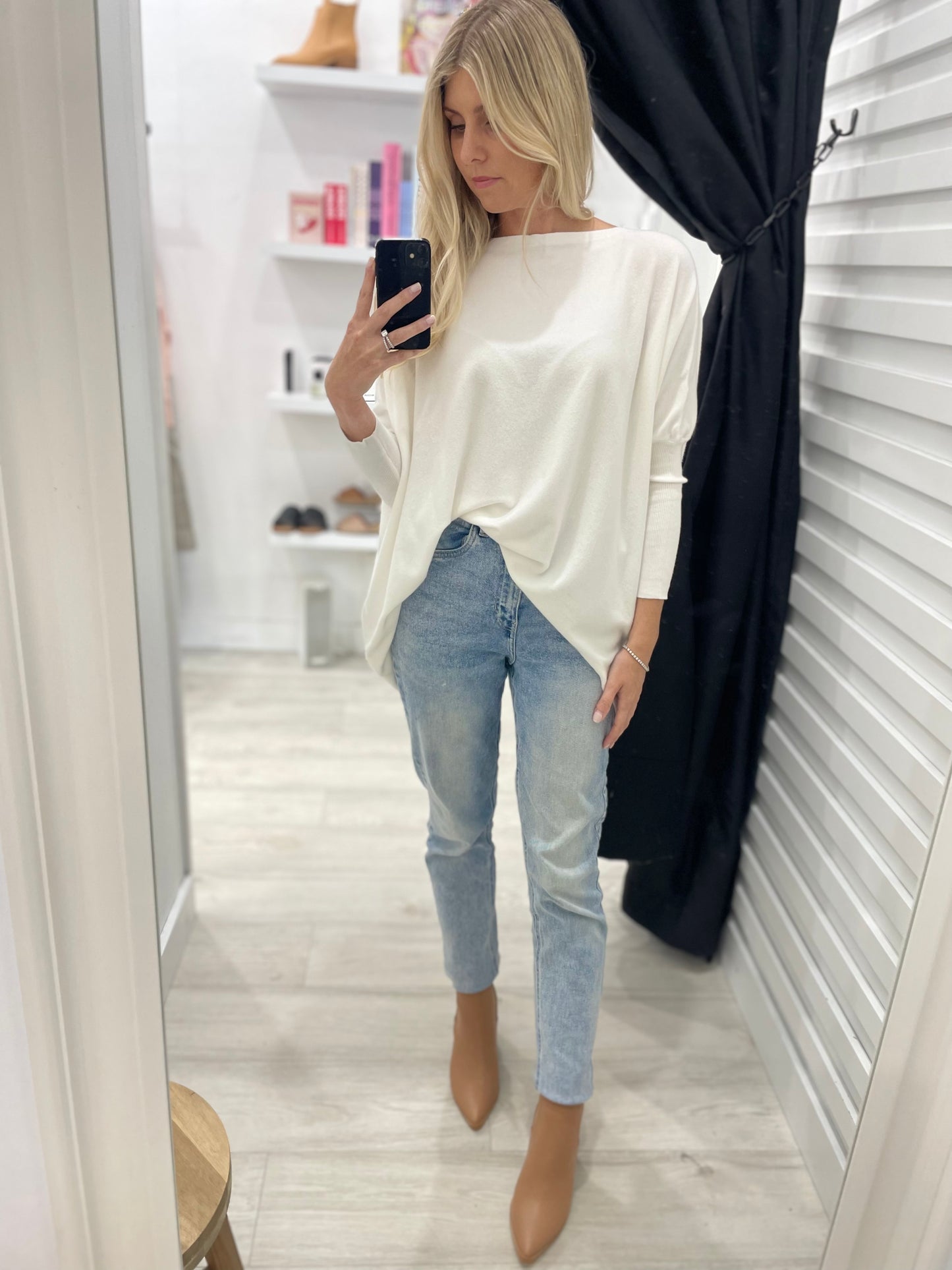 Mia Oversized Knitwear - Winter White