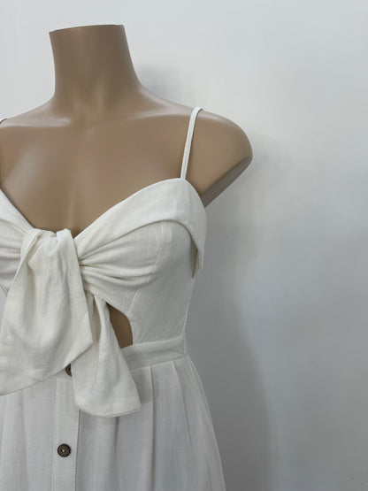 Cora Midi Dress - White