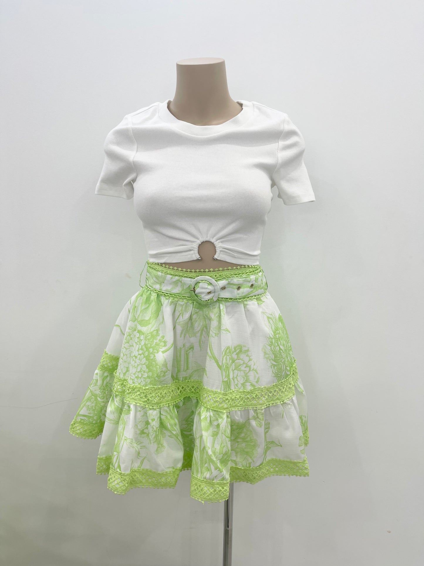 Dolly Mini Skirt - Lime