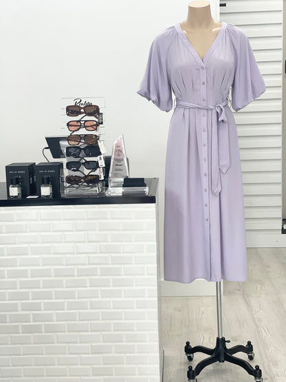 Delilah Midi Dress - Lilac